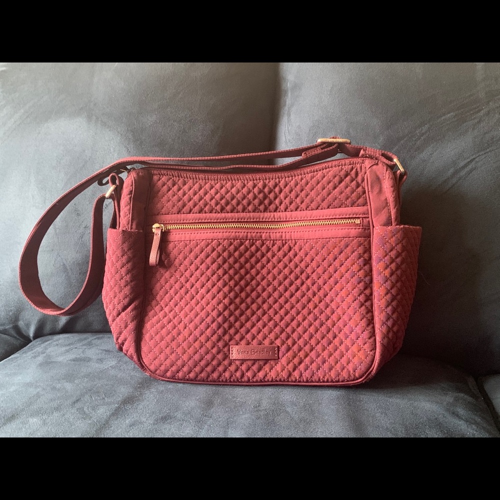 Vera Bradley On The Crossbody in Mulled Wine